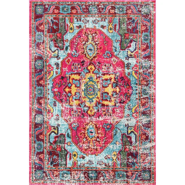 nuLOOM Corbett Vintage Boho Area Rug - 7& 10x22 x 11&, Multi