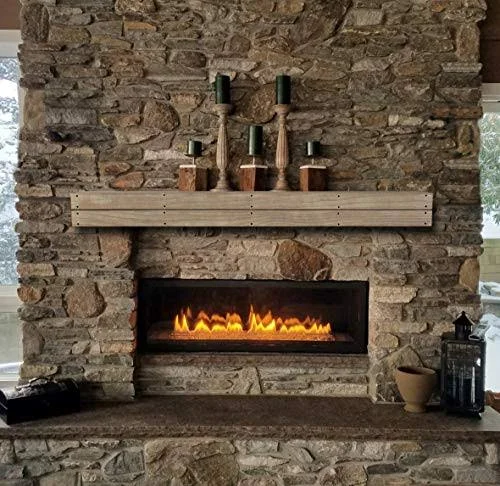 Pearl Mantels The Cades Cove Fontana Finish 72x22 Pallet Mantel Shelf