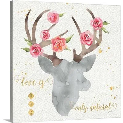 &Wild Bohemian II& by Jess Aiken Graphic Art Print Great Big Canvas Format: Canvas - Size: 30x22 H x 30x22 W x 1.5x22 D