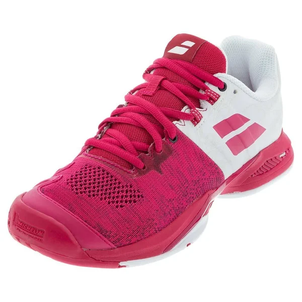 Babolat Propulse Blast White/Red Womens Shoes