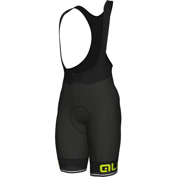 Alé Solid Corsa Bib Shorts Black Yellow S