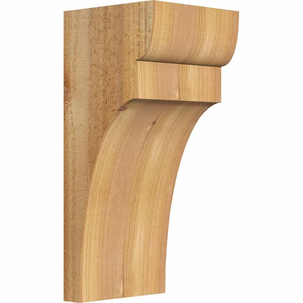 6x22W x 6x22D x 14x22H Yorktown Rough Sawn Corbel - Western Red Cedar