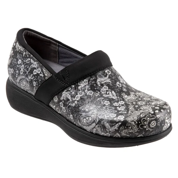 Softwalk Women's Meredith Sport Clog - Black Paisley