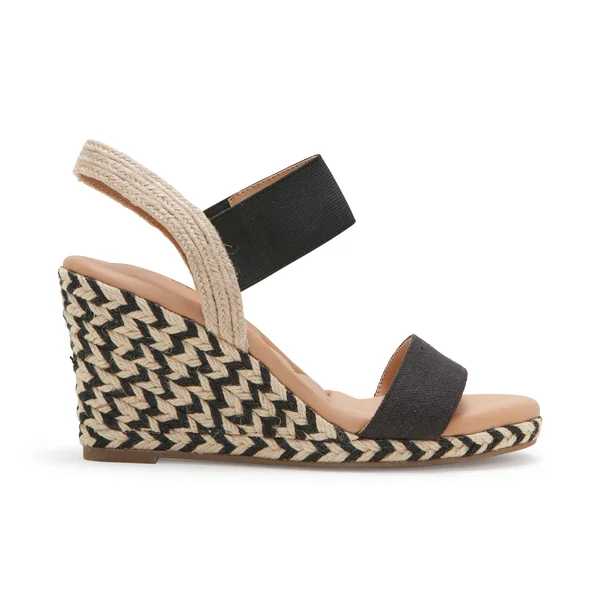 Me Too Barra Espadrille Wedge, Women's, Size: 9.5, Black