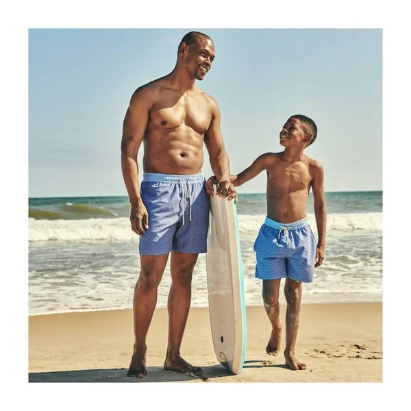 Fair Harbor Blue Waves Bayberry Trunk - Mens, S