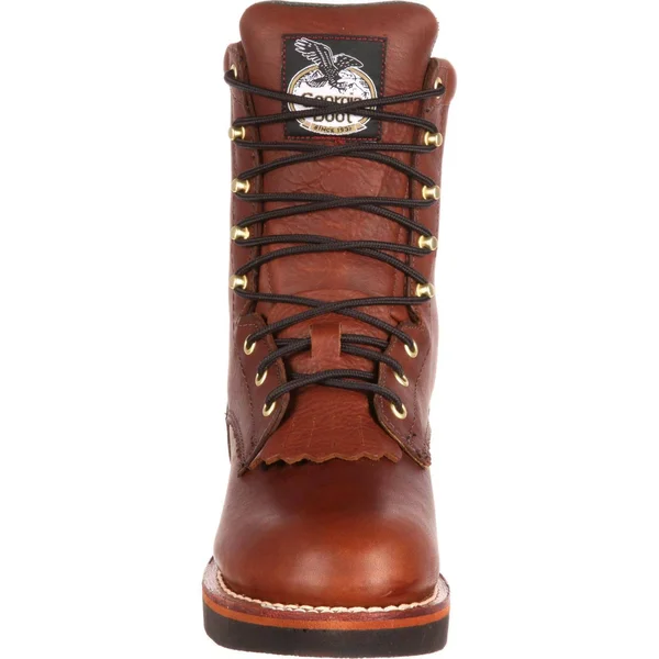 Georgia Boot Men's G70 8x22 Work Lacer Shoes - Walnut, Size 9.5W