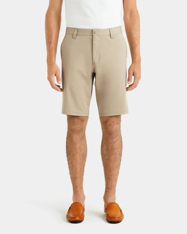 Men's Golf Shorts - Rhone 11x22 Commuter Short, Khaki, 30