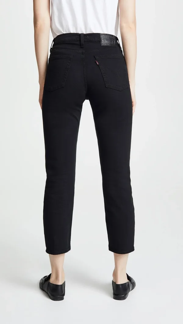 Levi&s Women's Wedgie Straight Jeans - Black Heart, 24