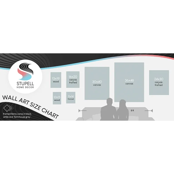 Stupell Industries Laundry Wash Dry & Fold Phrase Minimal White Black Framed Wall Art - 16 x 20