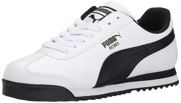 Puma Roma Basic White/Black - Men's, Size: 6