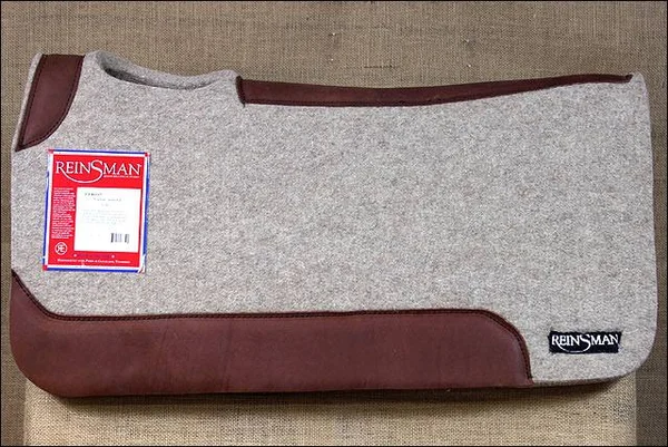 Reinsman Wool Felt Contour Saddle Pad 1in