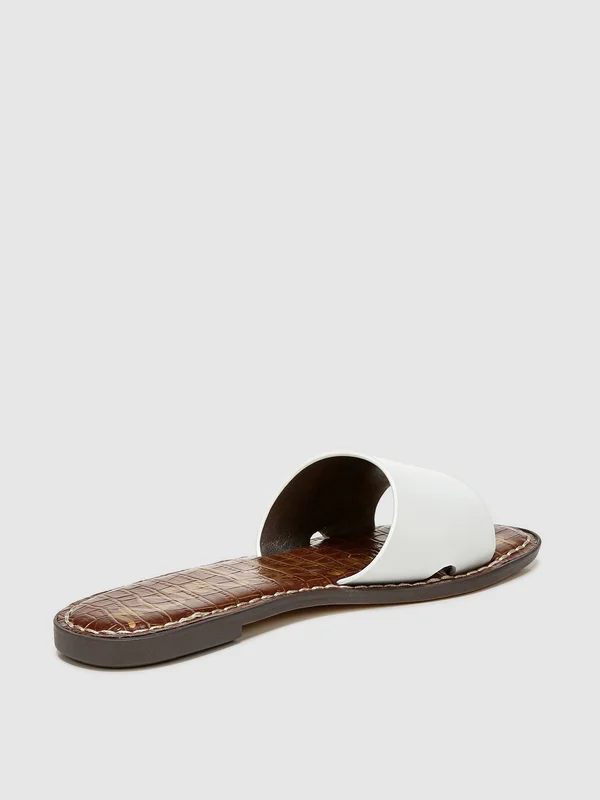 Sam Edelman Genesis Sandal Bright White Leather