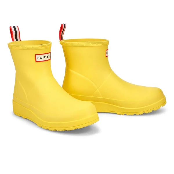Hunter Women Original Short Play Boots Yellow 6