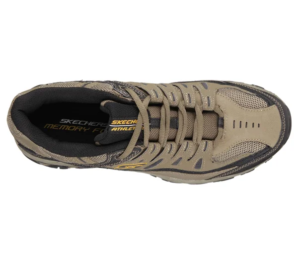 Skechers Men's After Burn - Memory Fit Sneakers - Pebble/Black, 7.5