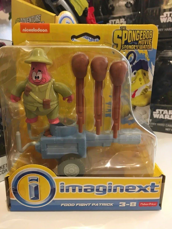 Imaginext Spongebob Food Fight Patrick, Assorted