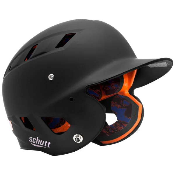 Schutt Men's Air 5.6 Matte Baseball Batting Helmet Matte Black Large