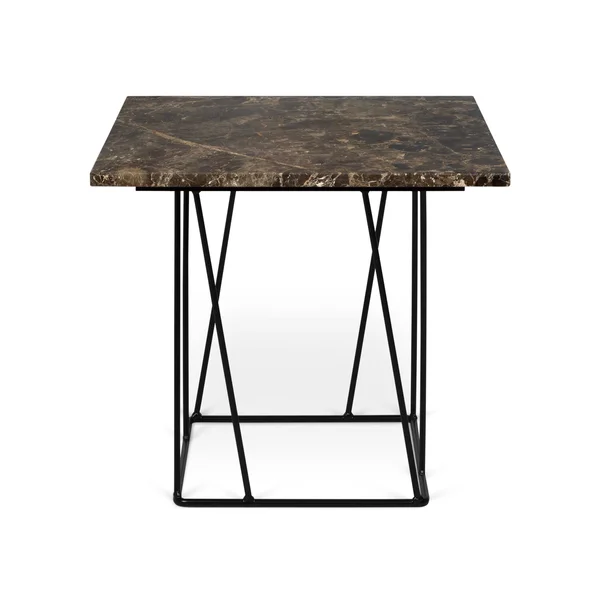 Tema Home Helix Marble Side Table, Black