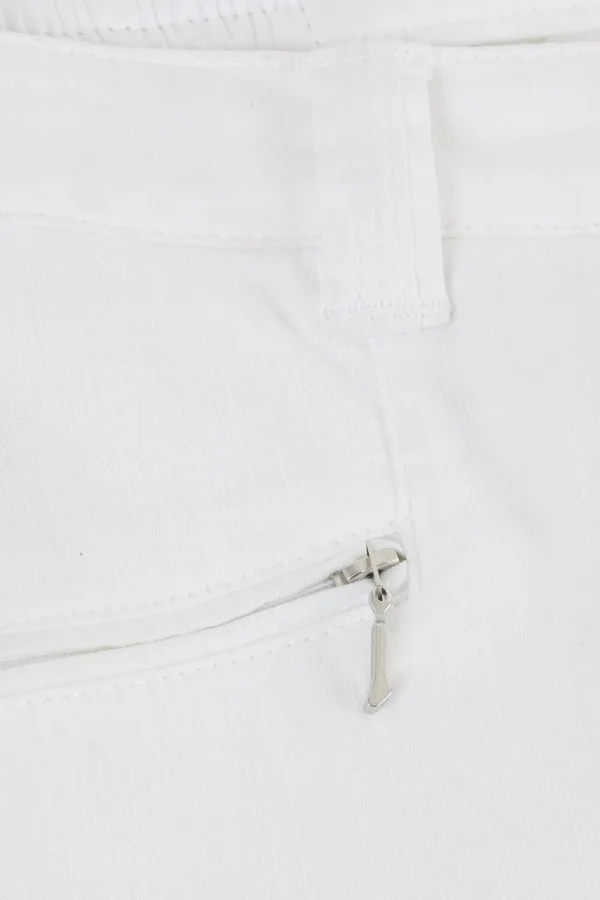 Ulla Popken Women's Plus Size Stretch Capri Pants 653934 - Size: 26, White