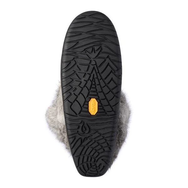 Waterproof Short Snowy Owl Charcoal Mukluk
