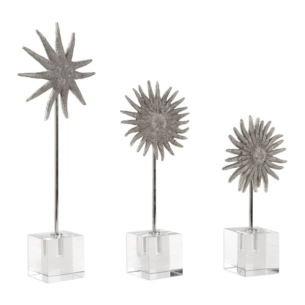 Uttermost - 18618 Sunflower Starfish Sculptures (Set of 3)