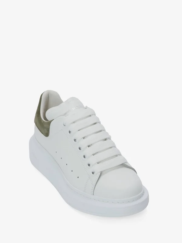 Alexander McQueen Green Oversized Sneaker - White - Low-top Sneakers