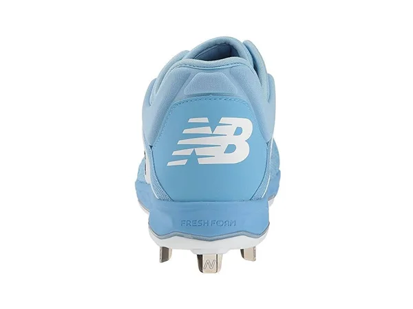 New Balance Men's 3000v4 Low Metal Baseball Cleats in Carolina Blue/White (8)