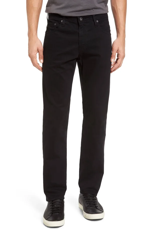 Ag Tellis Sud Modern Slim Fit Stretch Twill Pants Super Black