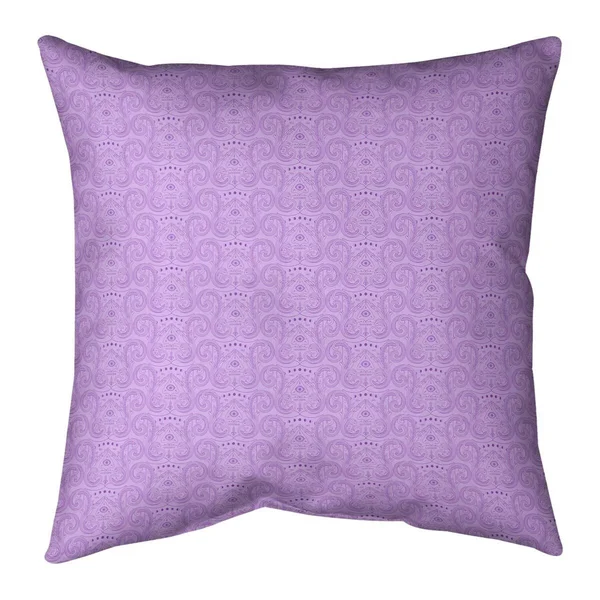 FunThird Eye Pattern Throw Pillow - 26 x 26 - Jade Green - Linen