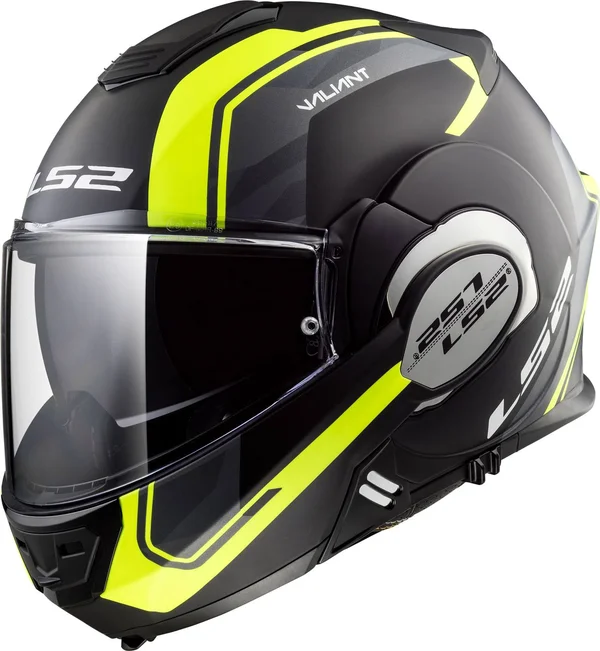 LS2 FF399 Valiant Line Helmet Black Yellow 2XL