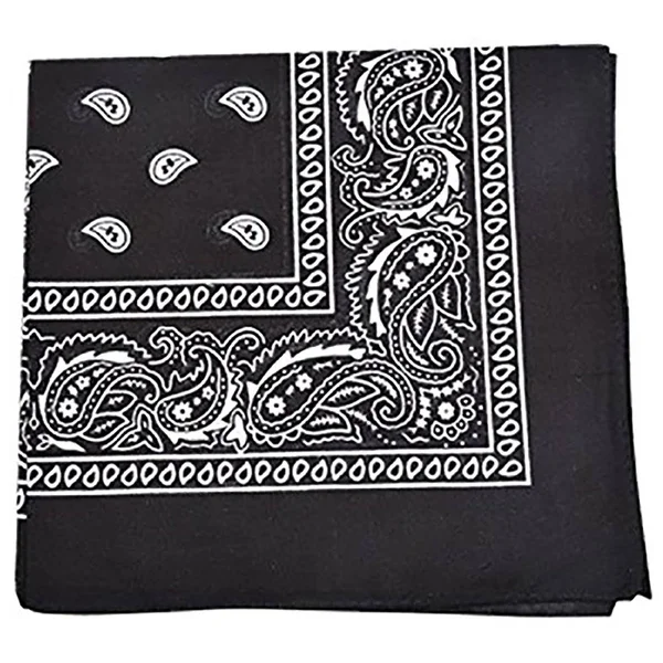 Set of 250 Qraftsy Paisley 100% Cotton Double Sided Bandanas - Bulk Lot