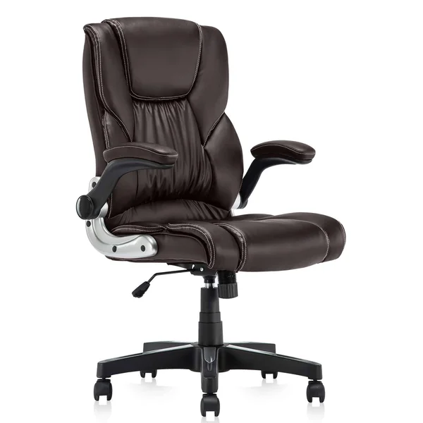 YAMASORO Leather Office High Back Computer Gaming Desk Chair Executive Ergonomic Lumbar SUPPORT - Brown