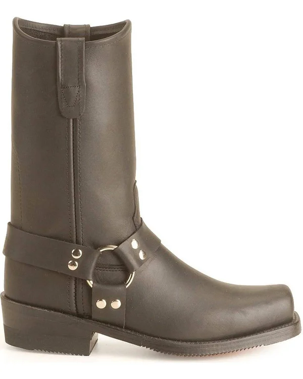 Double-H Men's Barry Black Boots - Size 14