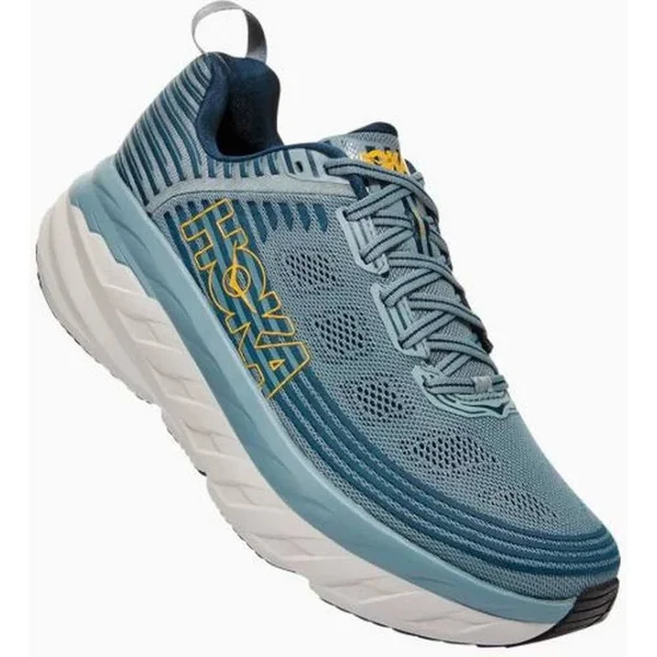 Hoka One One - Bondi 6, Men's Lead/Majolica Blue, 9