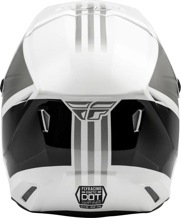 Fly Racing Kinetic Cold Weather Helmet - 2020 SM White/Grey/Black