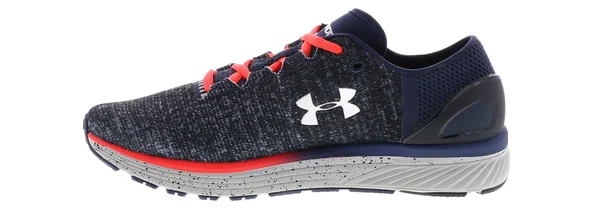 Under Armour Charged Bandit 3 Road Running Shoe - Men's-Grey/Navy-Medium-8