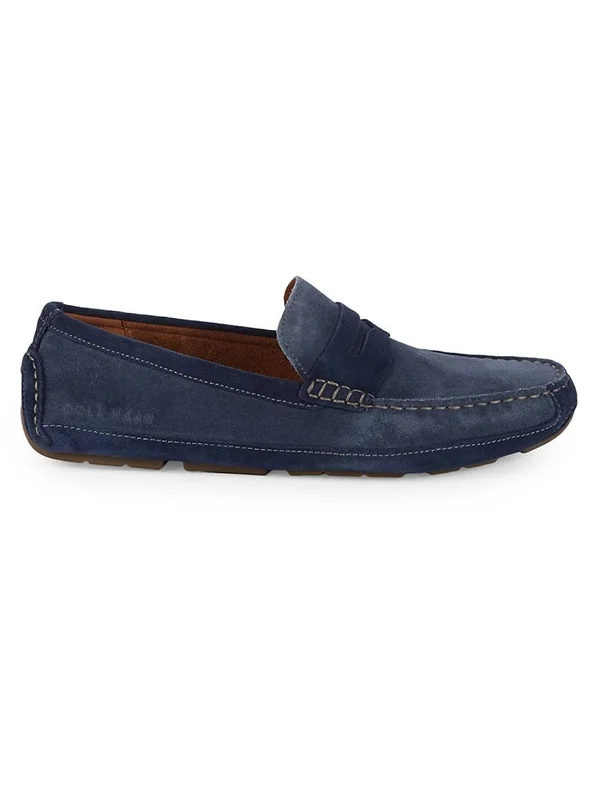 Cole Haan Wyatt Penny Driver, Size 7.5 in Ombre Blue at Nordstrom Rack