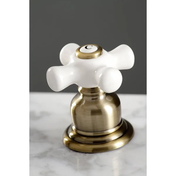 Kingston Brass FSC1970PX American Classic 8 in. Widespread Bathroom Faucet, Matte Black
