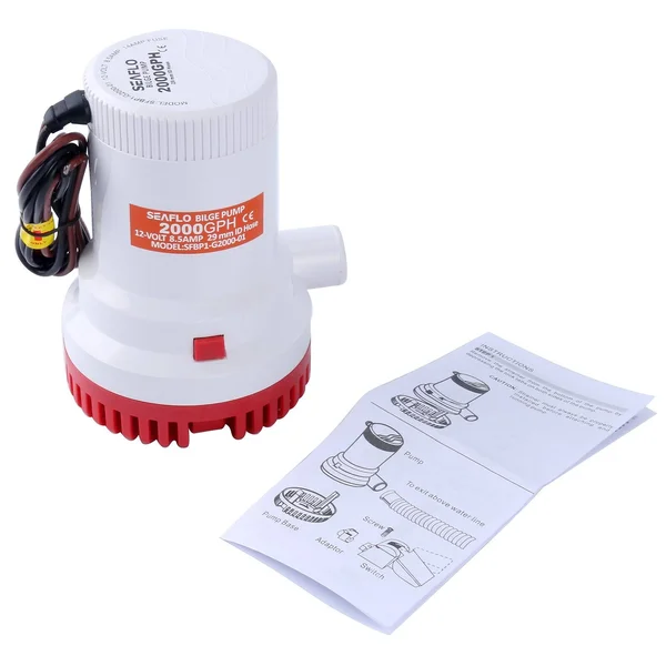 Seaflo 2000 GPH 12V Boat Marine Plumbing Electric Bilge Pumps