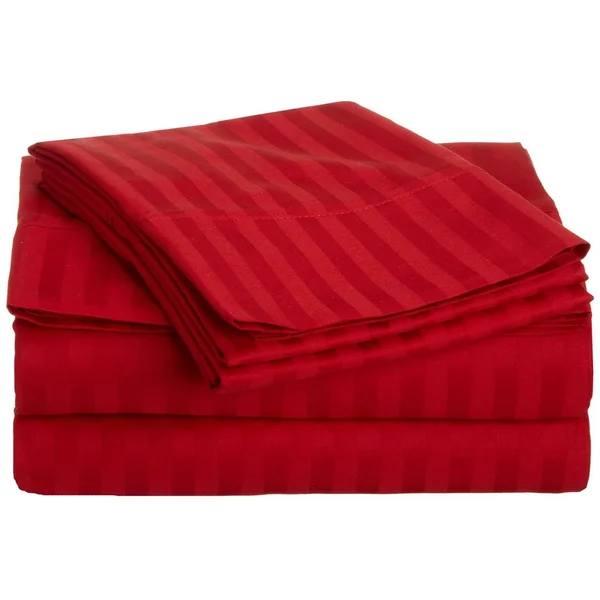 Superior 300 Thread Count Split King Deep Pocket Cotton Sateen Sheet Set - Black - Victorian