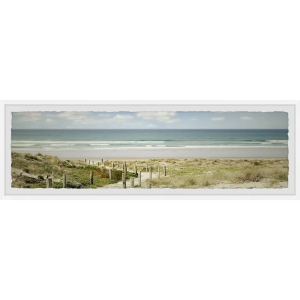 Marmont Hill A Distant View Framed Wall Art - Size: 15 inch x 45 inch