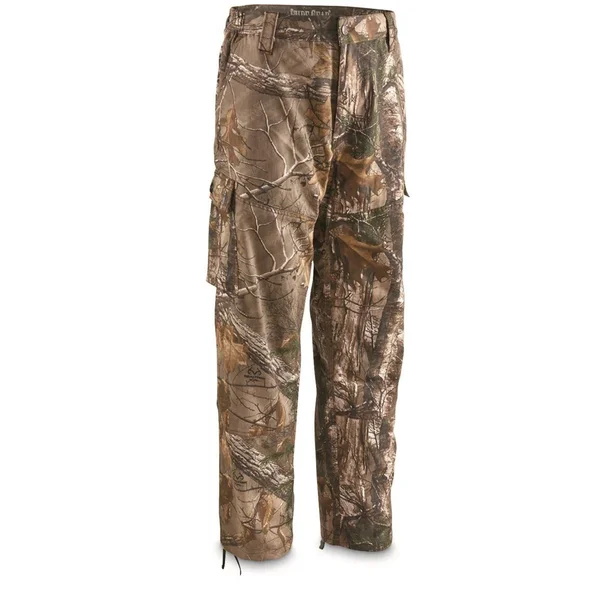 Guide Gear Men's 6-Pocket Hunting Pants, Size: L Tall, Realtree Edge