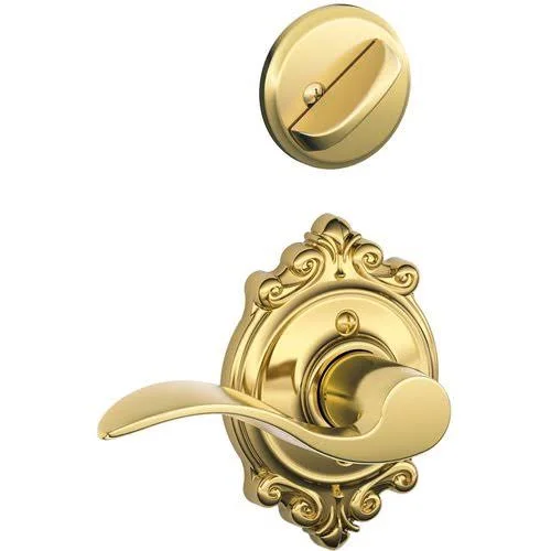 Schlage F59acc716brkrh RH Accent Lever Brookshire Rose Interior