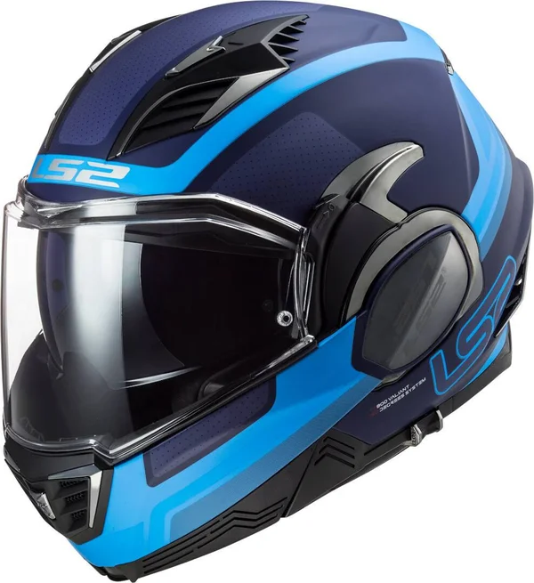 LS2 FF900 Valiant II Orbit, Modular Helmet - Matt-Blue - XXL