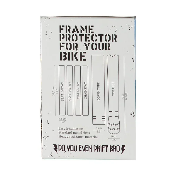 DYEDBRO Frame Protection - Ride or Die - Black