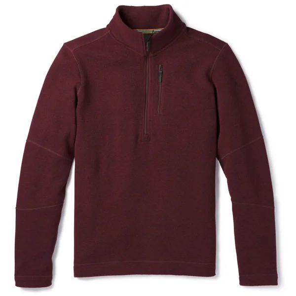 Smartwool Hudson Trail Fleece Half Zip Sweater - Men's Navy, XXL