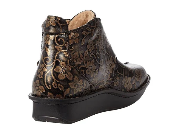 Alegria Caiti Rustic Print Leather Ankle Boots - 41(10.5/11M)
