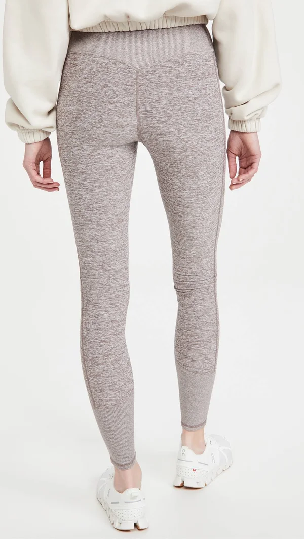 Alo Yoga High Waist Alosoft Lounge Leggings Gravel Heather XS