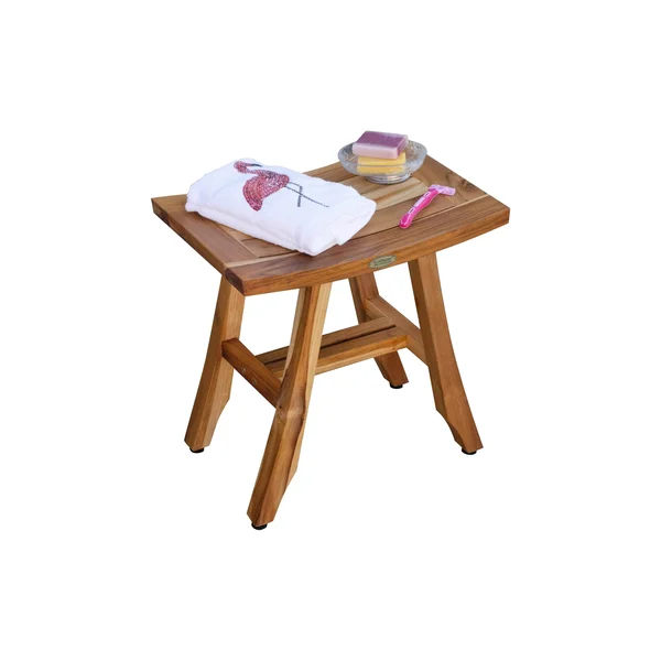 DecoTeak ED994 Satori 18x22 Solid Teak Shower and Bathroom Seat EarthyTeak Shower Accessories Shower SEATS Shower