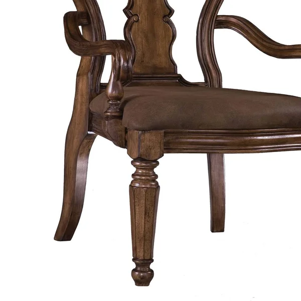 Pulaski San Mateo Carved Back Arm Chair