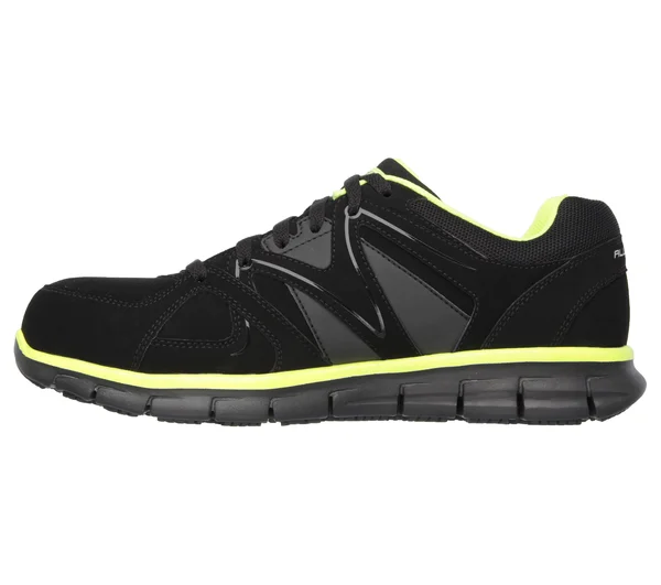 Skechers Work Synergy - Ekron Alloy Toe, Men's Black/Lime